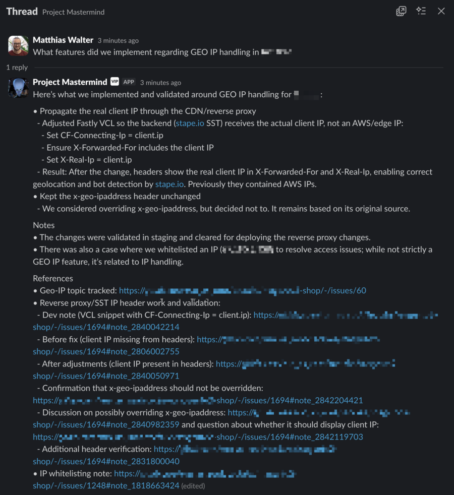 AI Assistant use case
